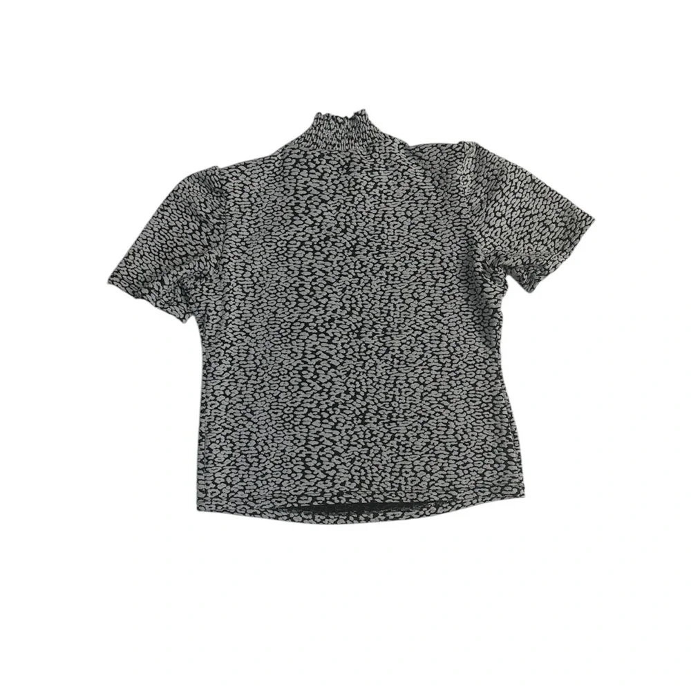 Zara Top Mock Neck Tee EUC - Picture 3 of 4